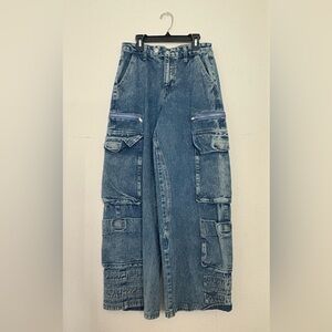 Blue Cargo Jeans